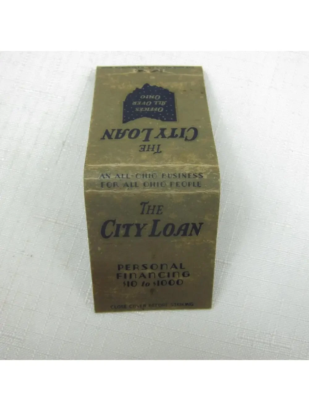 3 Vintage Matchbooks Merchant Industries Inc The City Loan Match Corp of America
